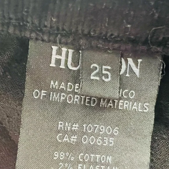 HUDSON Nico Midrise Super Skinny Corduroy Pants - Picture 6 of 7